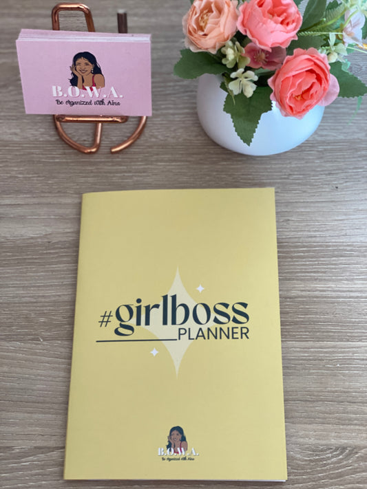 Girl boss planner quotidien